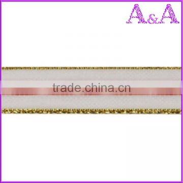 Fancy Christmas Decoration Wired Ribbon,Custom Decorative Grosgrain Ribbons