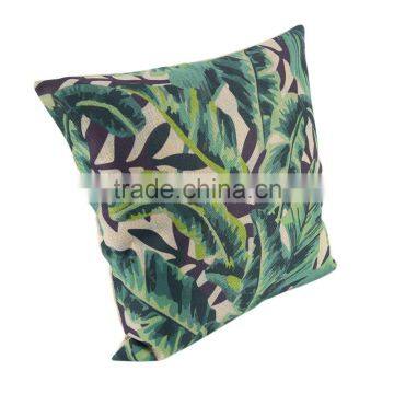 9 Types High Quality Beautiful Tropical Plants Floral Printed Cotton Linen Pillow Cover Home Chair Cushion Decorative Cover photo-2