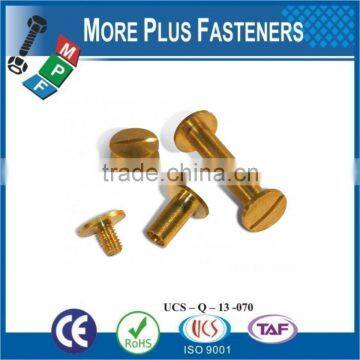 Made in Taiwan Golden Color Binding Screw photo-3