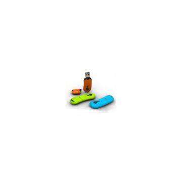 free promotional unique bean shape printed USB flash drives 2GB 4GB