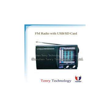 FM Radio High Quality Radio Rechargeable Portable Radio Digital Radio