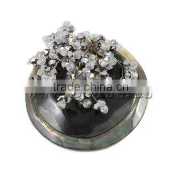 Gets.com abalone shell wholesale crystal flower brooch