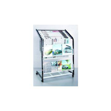 Multipurpose practical newspaper rack with magazine holder HS-NS08