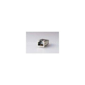 SMT RJ45 Connector , Female PCB Surface Mount RJ45 Jack 10 / 100 Base - T