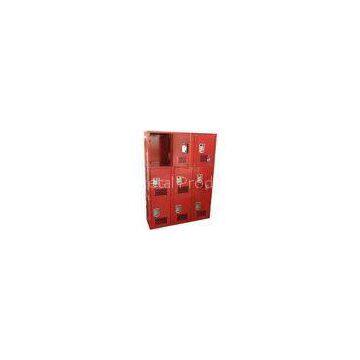 1 , 2 Door Three Tier Welded Steel Lockers Laundry Room Steel Wardrobe