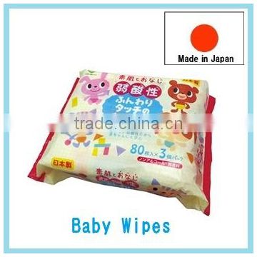 Japan Baby Wipes baby wipe 80sheets 3p/pack Wholesale