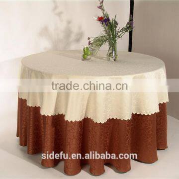 Customized Hotel Round Cheap Dining Table Cloth