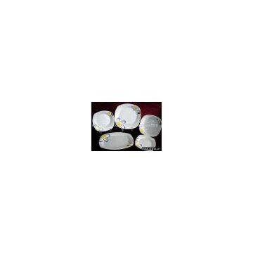 porcelain square dinner set