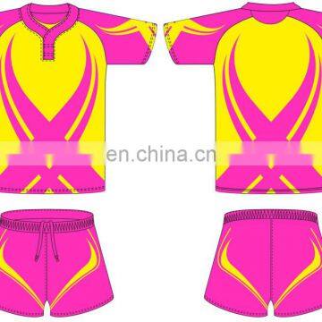 2016 custom sportwear rugby jersey with sublimation