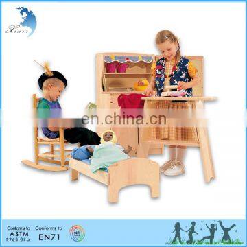Wholesale Nursery School Montessori Equipment Wooden Toy Train photo-6