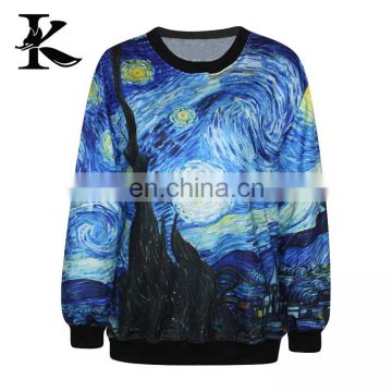 Digital Printing 280gsm cotton polyester sports hoodies