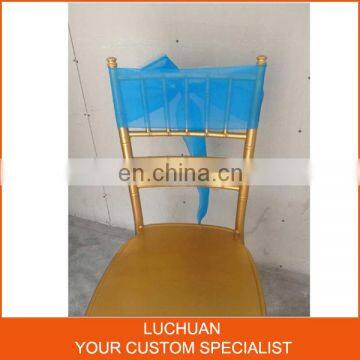 New Arrival Cheap Wedding Decorative High Quality Aqua Chair Sashes photo-4