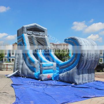 Inflatable Gray Marble Water Slide,inflatable Water Pool for Sale