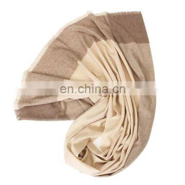 Inner Mongolian Factory Sale 100% Pure Cashmere Pashmina Shawl