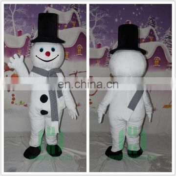 HI christmas snowman for adult size,customized snowman mascot costume