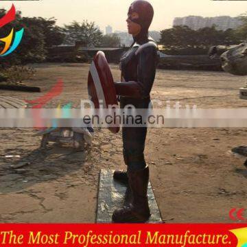 Popular Movie Character Fiberglass Superhero Statue of Life Size Superhero photo-5