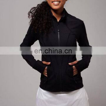 OEM girl rash guard,teenage black coat