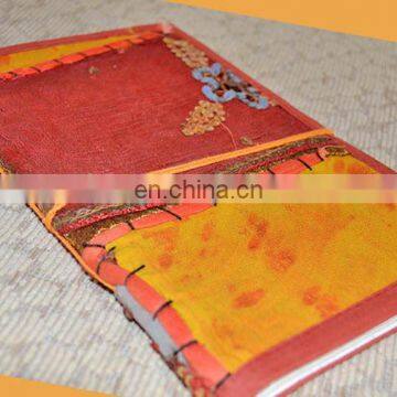 PAPER ECO FRIENDLY JOURNAL/DIARY FROM INDIA stylish HAND EMBROIDERED COVER HAND MADE yet elegant Journal/Diary Paper Wholesale