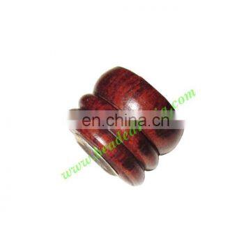 Handmade Fancy Wooden Beads, Size 12x15mm, Weight Approx 2.02 Grams BWLHF0016