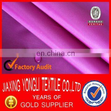 Taffeta 190t pu pvc coated w/p raincoat fabric