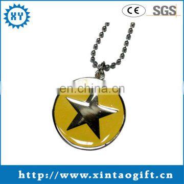 Promotion wholesale custom logo dog tag dealer