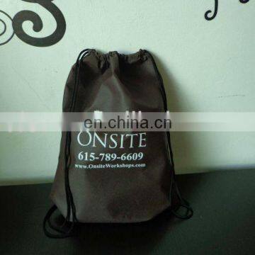 Factory directly !Promotional cheap Customized non woven drawstring bag