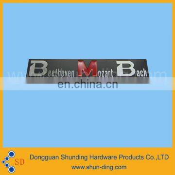 Coating paint metal type and accept customized orders trademark nameplate