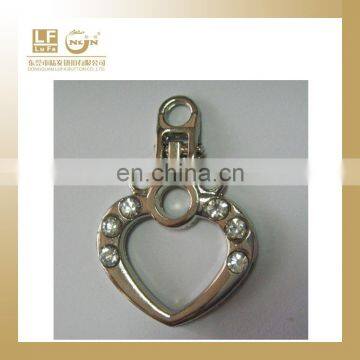 metal zipper puller with custom logo