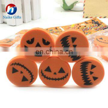 Funny Pumpkin Shape Design Low Pricer High Quality Eraser photo-4