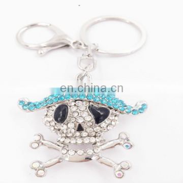 Fashion Hat Skeleton Pirates Keychain Hand Bag Pendant Key Chains