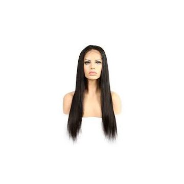 Straight Wave 16 18 20 Inch Grade 8a For Black Women Full Lace Human Hair Wigs Mixed Color