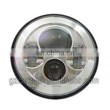 USA hot selling product IP67 7 inch round light for 4X4 jeep wrangler off road