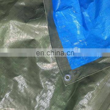 130 GSM PE tarpaulin, Green/Blue Color, Waterproof, Durable, Super Cheap