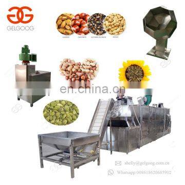 Commercial Chili Melon Seeds Peanut Pistachio Nut Roaster Roasting Machine Roasted Chickpea Production Line photo-2