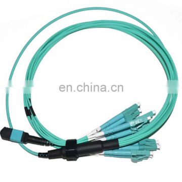 6 8 12 Core MPO MTP LC FC SC Single Mode Fan out Breakout Ribbon Ruggedized Fiber Optic Cable Assembly