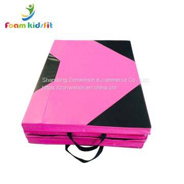 Mixed Cheap Gymnastic Folding Yoga Mat for Fitness Body Building photo-4