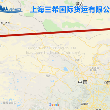 Shanghai to Tashkent Dangerous Goods Export Sea-Rail Transportation