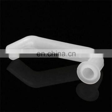 Custom Molded White Silicone Elbow Hose Rubber Tube