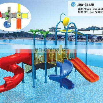 Popular Park Water Play Equipment Plastic Water Park Slides for JMQ-G150A photo-6