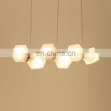 Living Room Modern Glass Ball Chandelier Pendant Lamp photo-5