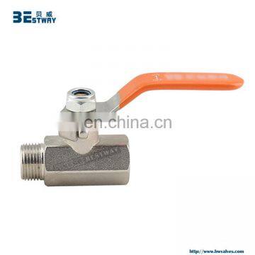 BWVA Over 10 years of professional experience high standard brass ball valve with nipple