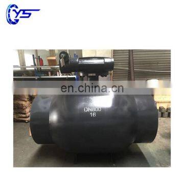 High Pressure Worm Gear Fully Welded Ball Valve Made in China photo-2
