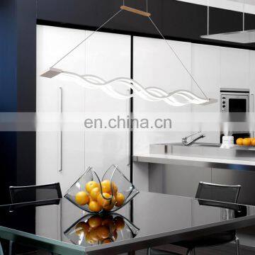 Beautiful Wave Shape Design Pendant Light 2018 Acrylic Chandelier Pendant Lamp Holder photo-4