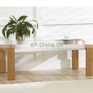 High quality rectangle tempered glass top dining table glass top