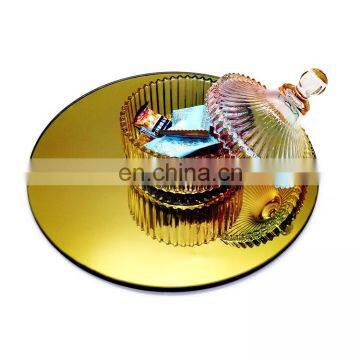 5'' 6'' 8'' 10'' 12'' Glass Candle Holder Plates photo-2