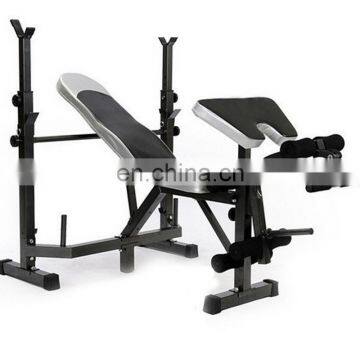 Factory Direct multi home gym equipment adjustable Weightlifting bench Folding Weightlifting Rack With Bench