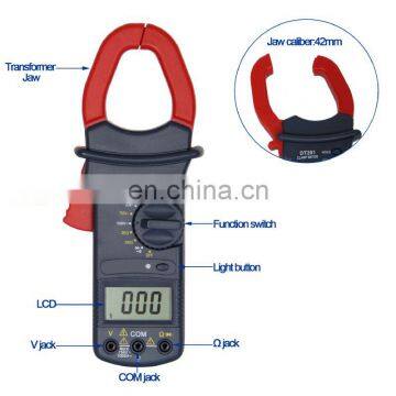 DT201 Portable Digital Clamp Meter With Full Protection Design photo-3