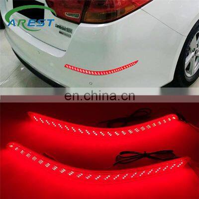 Carest 1Pair LED Reflector Car Tail Light Rear Bumper Light Fog Lamp Brake Light Turn Signal For kia Optima K5 2014 2015