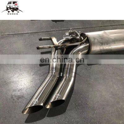 G Class W464 W463A Exhaust Fit for G-class 18-20year G500 G63 B-style Exhaust With Valve for W464 Muffler