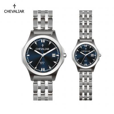 Stainless Steel Fashion Couples Watches Man Quartz Watch Gift Lady Watch photo-3